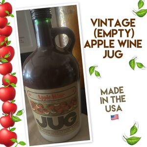 Vintage (empty) Apple Wine Jug